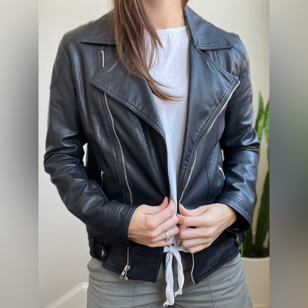Black Leather Jacket - image 1
